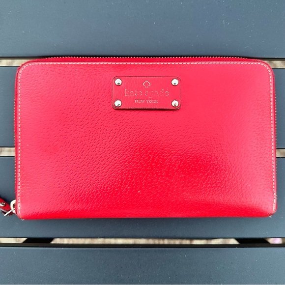 kate spade Bags Kate Spade Wellesley Zip Around Travel Clutchwallet